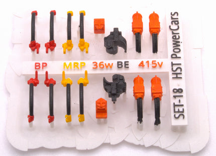 Detailed Pipes and Connectors for the rear of HST Power Cars - OO Gauge (Pack for 2 Power Cars) - SET 18
