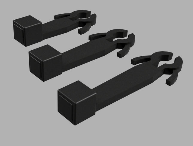 Hunt Magnetic Couplings Mixture Pack For Roco/Rivarossi - 9 Pairs - Mixture Of 3 Lengths - HO Scale