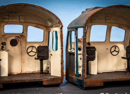 Scrap Class 25 Cab - O Gauge (without Gangway Doors - 3 Big Windows)