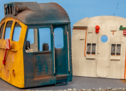 Scrap Class 25 Cab - O Gauge (without Gangway Doors - 3 Big Windows)