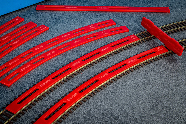 OO/HO Gauge Track Guide Templates - Standard Set (Code 75/83/100)