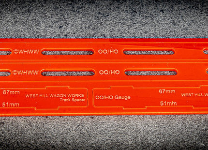 OO/HO Track Guide Templates - Straight Set (Code 75/83/100)