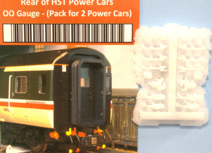 Detailed Pipes and Connectors for the rear of HST Power Cars - OO Gauge (Pack for 2 Power Cars) - SET 18