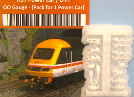 Detailed Pipes and Cables for a Buffer Fitted HST Power Car / DVT - OO Gauge (SET 20)