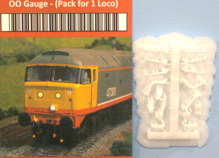 Detailed Pipes and Cables for a Class 47 Locomotive - OO Gauge (SET 7)