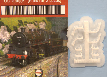 Detailed Pipes for BR Steam Locomotives - OO Gauge (Pack for 2 Locos) - SET 12