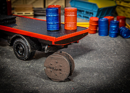 Wooden Cable Drum - OO Gauge (Pack of 3)