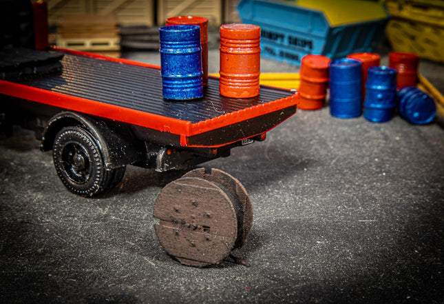 Wooden Cable Drum - OO Gauge (Pack of 3)