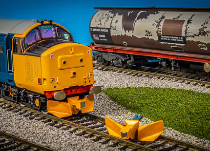 Hunt Magnetic Close Couplings ELITE - Snow Ploughs for Bachmann Class 37 (2022 on) - OO Gauge (1 Pair) - Unpainted (MP5)