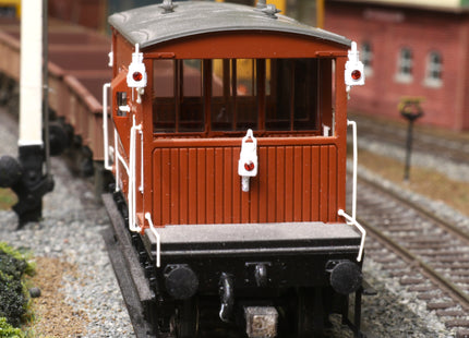 Detailed BR Brake Van Side Lamps (kit L17) - WITH CRYSTALS - OO Gauge (Pack of 6)