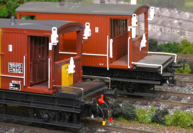 Detailed BR Brake Van Side Lamps (kit L17) - WITH CRYSTALS - OO Gauge (Pack of 6)