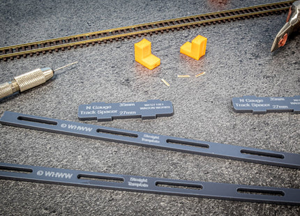 N Gauge Track Guide Templates - Straight Set (Code 55/80)