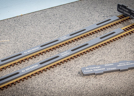 N Gauge Track Guide Templates - Straight Set (Code 55/80)