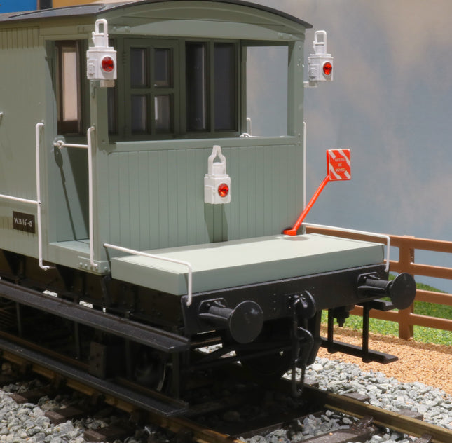 Detailed BR Brake Van Side Lamps (kit L20) - WITH CRYSTALS - O Gauge (Pack of 6)