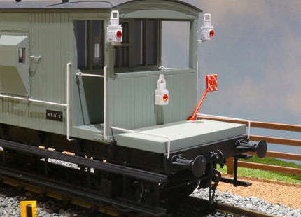 Detailed BR Brake Van Side Lamps (kit L20) - WITH CRYSTALS - O Gauge (Pack of 6)