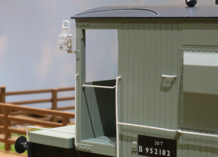 Detailed BR Brake Van Side Lamps (kit L20) - WITH CRYSTALS - O Gauge (Pack of 6)