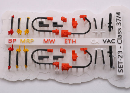Detailed Pipes and Cables for a Class 37/4 Locomotive - OO Gauge (SET 23)