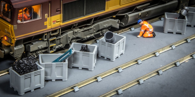 610 Litre Pallet Tank/Plastic Pallet Boxes - OO Gauge (Pack of 6)
