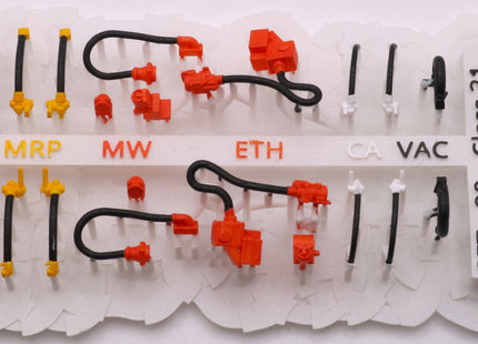 Detailed Pipes and Cables for a Refurbished Class 31 Locomotive (1980s onwards) - OO Gauge (SET 29)