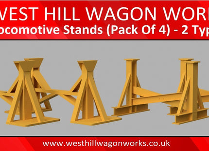 Locomotive Stands - OO Gauge (Pack of 4)