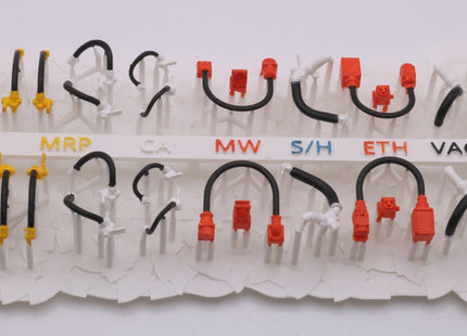 Detailed Pipes and Cables for a Class 44/45/46 Locomotive - OO Gauge (SET 6)