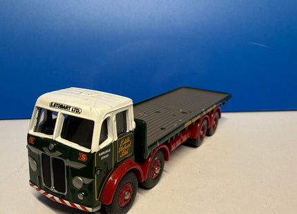 OO Gauge - Lledo Diecast Eddie Stobart AEC Mark V 8-wheel flatbed lorry - 1:76 Scale
