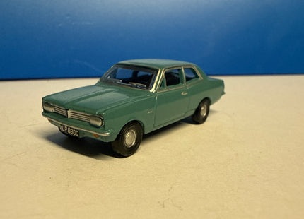 OO Gauge - Oxford Diecast Peacock Blue Vauxhall Viva HB - 1:76 Scale