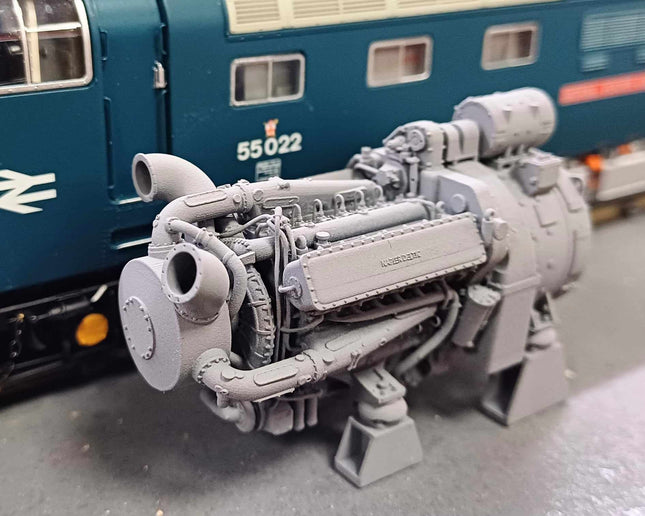 Class 55 Deltic Detailed Power Unit - OO Gauge