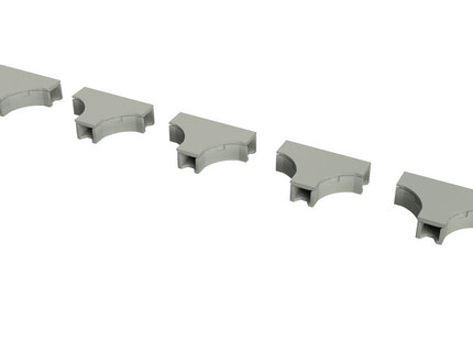 Concrete Cable Trough Trunking Junction Pack - OO Gauge (Pack Of 8)
