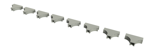 Concrete Cable Trough Trunking Mega Pack - OO Gauge