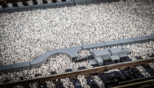 Concrete Cable Trough Trunking Angle Pack - OO Gauge (Pack Of 16)