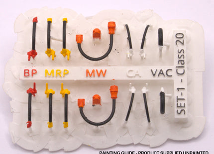 Detailed Pipes and Cables for a Class 20 Locomotive - OO Gauge (SET 1)
