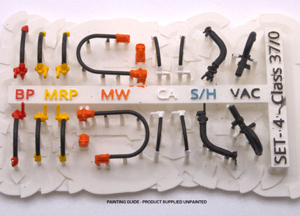 Detailed Pipes and Cables for a Class 37/0 Locomotive - OO Gauge (SET 4)