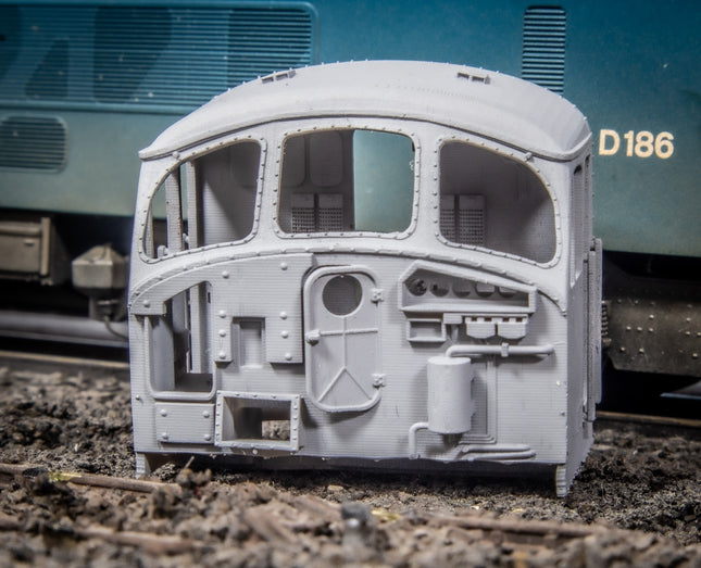 Detailed Scrap Class 44/45/46 Peak Cab With Rear Bulkhead - OO Gauge