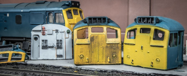 Scrap Class 25 Cab - OO Gauge (without Gangway Doors - 3 Big Windows)