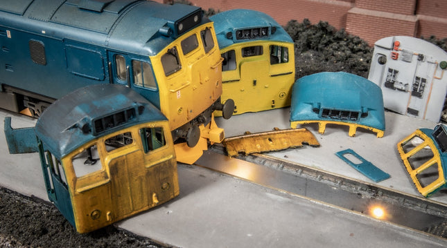 Scrap Class 25 Cab - OO Gauge (with Gangway End Doors)