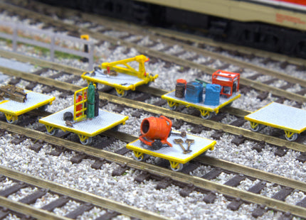 Engineers Trolleys - TT:120 Scale (Pack of 6)