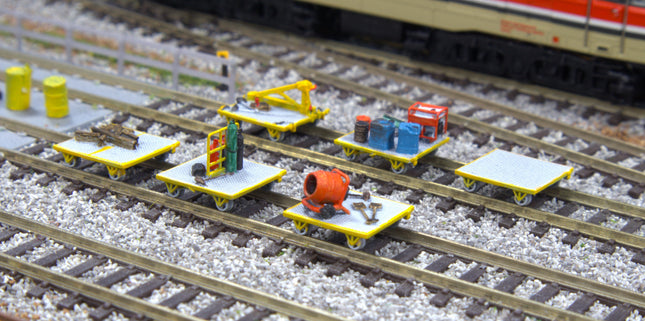 Engineers Trolleys - TT:120 Scale (Pack of 6)