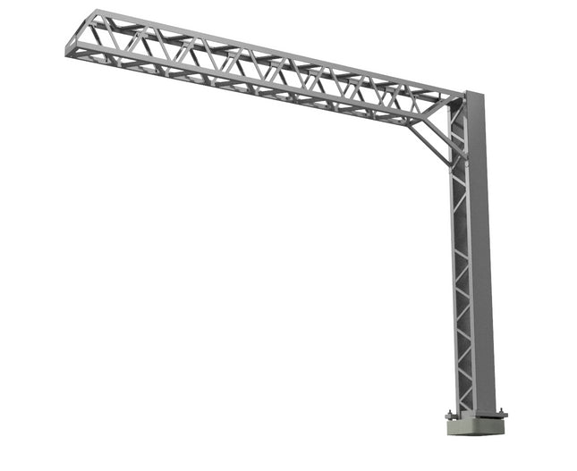 SERIES 2 - Two Track Cantilever Mast (130mm Arm for Platforms) OHLE Kit - OO Gauge (SET E4-3)