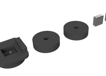 Magnetic Pile Driven Style Base kit for SERIES 2 - Two Track Cantilever OHLE - OO Gauge (SET E4-9)