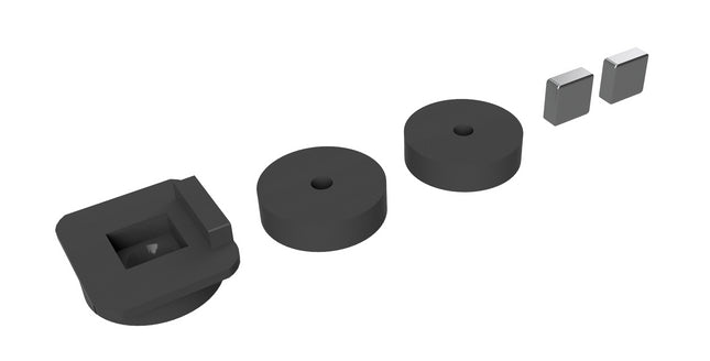 Magnetic Pile Driven Style Base kit for SERIES 2 - Two Track Cantilever OHLE - OO Gauge (SET E4-9)