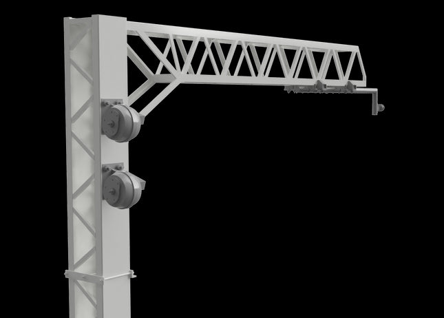 Post Mounted Tensioners (x2) for SERIES 2 - Two Track Cantilever OHLE - OO Gauge (SET E4-8)