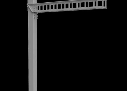 SERIES 1 Twin Track Cantilever Mast (95mm Arm) OHLE Kit - OO Gauge (SET E2-1)