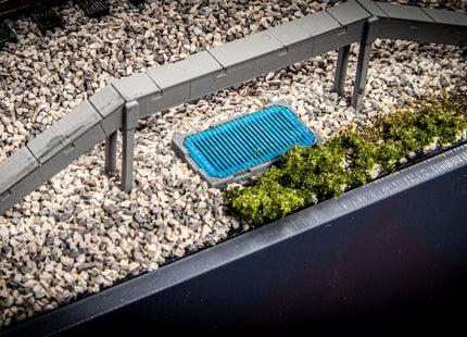 Trackside Drainage Catch Pit Grids - OO Gauge (Pack of 6)