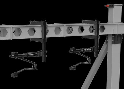 MAGNETIC Registration Arms for Mono-Boom Anchor Portal SERIES 1 OHLE - LEFT HAND x 2 - OO Gauge (SET E1-5)