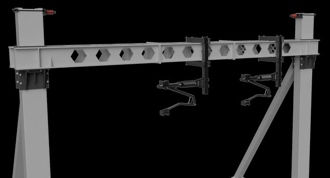 MAGNETIC Registration Arms for Mono-Boom Anchor Portal SERIES 1 OHLE - LEFT HAND x 2 - OO Gauge (SET E1-5)
