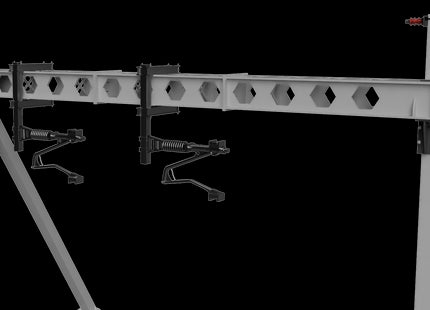 MAGNETIC Registration Arms for Mono-Boom Anchor Portal SERIES 1 OHLE - RIGHT HAND x 2 - OO Gauge (SET E1-6)