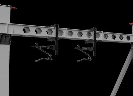 Registration Arms for Mono-Boom Anchor Portal SERIES 1 OHLE - LEFT HAND - OO Gauge (SET E1-3)