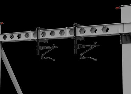 Registration Arms for Mono-Boom Anchor Portal SERIES 1 OHLE - RIGHT HAND - OO Gauge (SET E1-4)