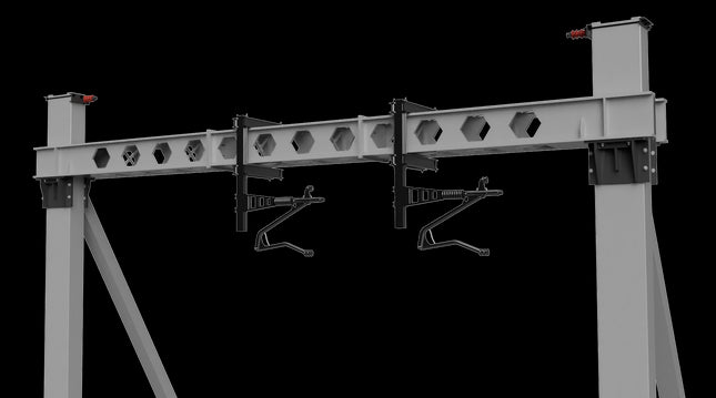 Registration Arms for Mono-Boom Anchor Portal SERIES 1 OHLE - RIGHT HAND - OO Gauge (SET E1-4)